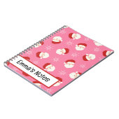Pink Santa 2 Notitieboek (Linkerzijde)
