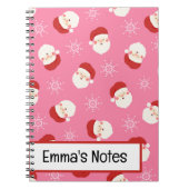 Pink Santa 2 Notitieboek (Voorkant)