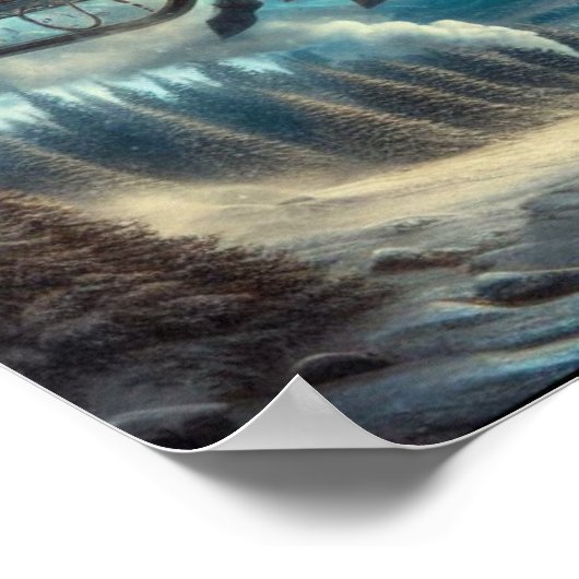 Pink Santa Airborne Poster (Hoek)