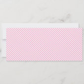 Pink Santa Cheque Gift Voucher Card Kaart (Achterkant)