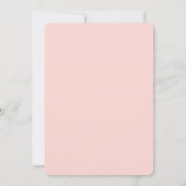 Pink Scallop-Baby shower Kaart (Achterkant)