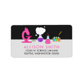 Pink Science Lab Etiket (Voorkant)