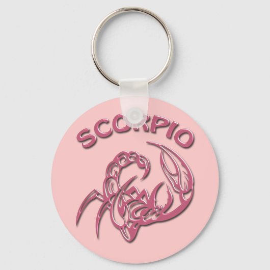 PINK SCORPIO SLEUTELHANGER (Voorkant)