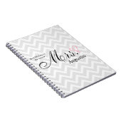 Pink Scribble Heart Future Mrs Wedding Planner Notitieboek (Rechterzijde)