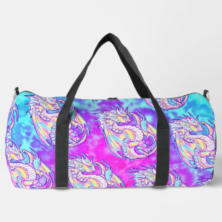Pink Scribble Schattige Girly Dragon Wyvern Inugam Plunjezak