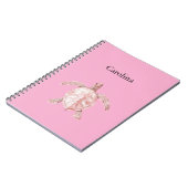 Pink Sea Turtle Notitieboek (Linkerzijde)