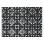 Pink seamless pattern on dark background tafelkleed (Voorkant (Horizontaal))