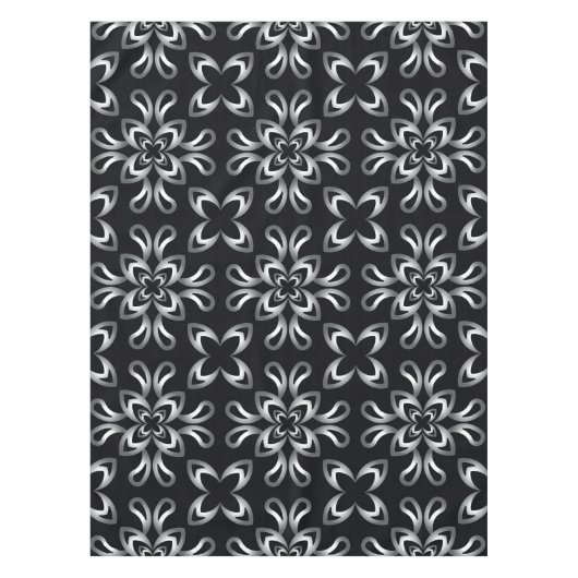 Pink seamless pattern on dark background tafelkleed (Voorkant)