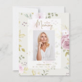 Pink Shades Botanische Floral Traditionele foto (Voorkant)