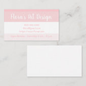 PINK SHADES Visitekaartje (Voorkant / Achterkant)