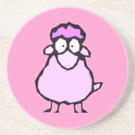 Pink Sheep Onderzetter (Voorkant)