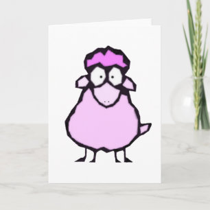 Pink Sheep Wenskaart Kaart
