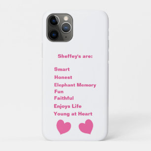 Pink Sheffey-acroniem Case-Mate iPhone Case