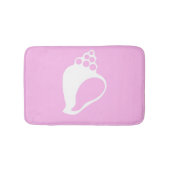 Pink Shell Bathroom Mat (Voorkant)
