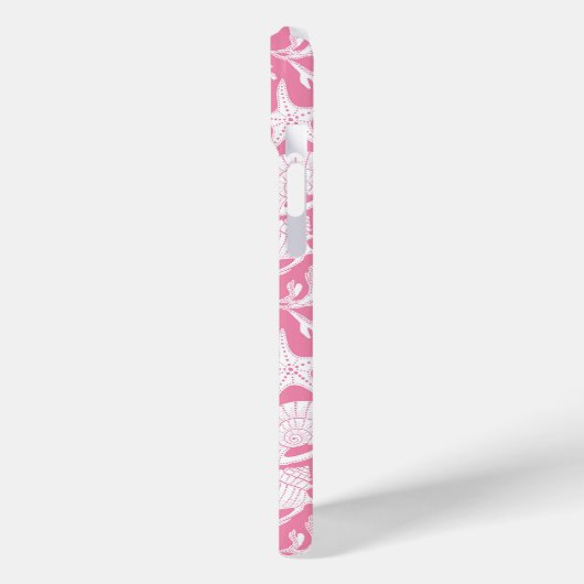 Pink Shells Personalized Case-Mate iPhone Case (Achterkant / Links)