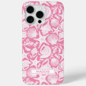 Pink Shells Personalized Case-Mate iPhone Case (Achterkant)
