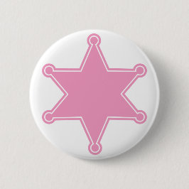 Pink Sheriff Badge - Ontwerp je eigen Button