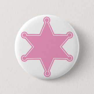 Pink Sheriff Badge - Ontwerp je eigen Button
