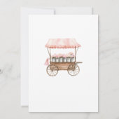 Pink She's Off Market Vrijgezellenfeest voor boere Kaart (Achterkant)