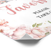 Pink She's Off The Market Vrijgezellenfeest Favori Poster (Hoek)