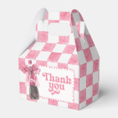 Pink She's Ready to Pop Baby Shower Bedankdoosjes (Achterkant)