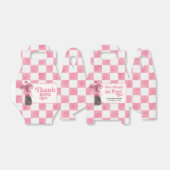 Pink She's Ready to Pop Baby Shower Bedankdoosjes (Uitgevouwen)