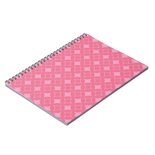 Pink shippo pattern notitieboek (Linkerzijde)