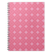 Pink shippo pattern notitieboek (Voorkant)