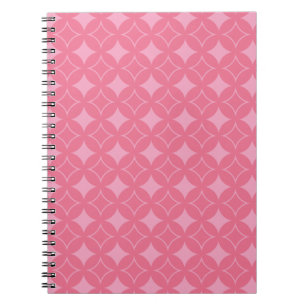 Pink shippo pattern notitieboek