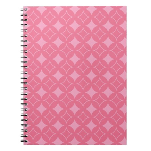 Pink shippo pattern notitieboek (Voorkant)