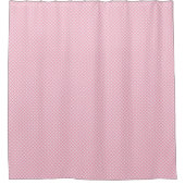 Pink shower curtain with a subtle diamond pattern douchegordijn (Voorkant)