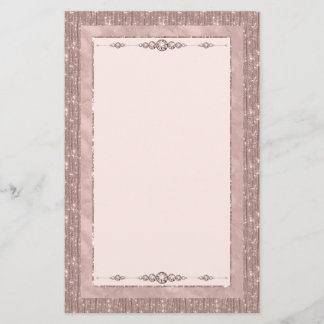 Pink Showgirl Glam Romance Stationery Briefpapier