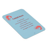 Pink Shrimp Cocktail Sauce Recipe Flexible Magnet Magneet (Rechterzijde)