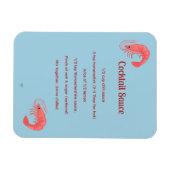 Pink Shrimp Cocktail Sauce Recipe Flexible Magnet Magneet (Horizontaal)