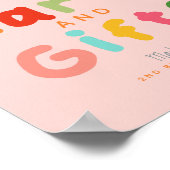 Pink Silly Goose Birthday Cards and Gifts  Poster (Hoek)