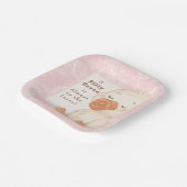 Pink Silly Goose Papieren Bordje (Gebogen)