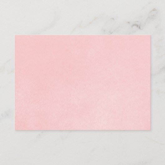 Pink Silver baby shower Book request enc Informatiekaartje (Achterkant)