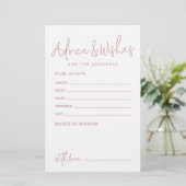 Pink Simple Modern Script Afstuderen advies en wen (Staand voorkant)