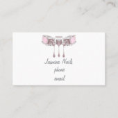 Pink Simple Visitekaartje (Voorkant)