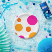 PINK SINAASAPPEL EN GEEL PAPIER BORD (Feest)