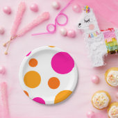 PINK SINAASAPPEL EN GEEL PAPIER BORD (Feest)