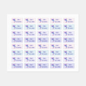 Pink Siren Kids' Name Clothing School Labels (Vel)