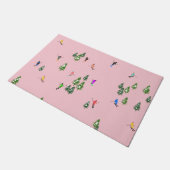 Pink Skiers Ski openingsfeestdag kerstavond Deurmat (Schuin)