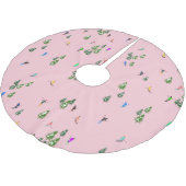 Pink Skiers Ski openingsfeestdag kerstavond Kerstboom Rok (Gekanteld)