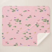 Pink Skiers Ski openingsfeestdag kerstavond Sherpa Deken (Voorkant (horizontaal))