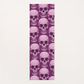 Pink Skull Pattern – Bold Repeating Design Yogamat (Voorkant)