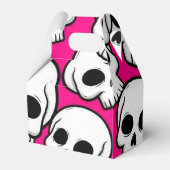 Pink Skull Pattern Favor Box Bedankdoosjes (Voorkant Zijde)