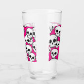 Pink Skull Pattern Glass Cup Glas (Rechts)