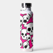 Pink Skull Pattern Insulated Bottle Waterfles (Rechts)