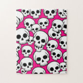 Pink Skull Pattern Legpuzzel (Verticaal)